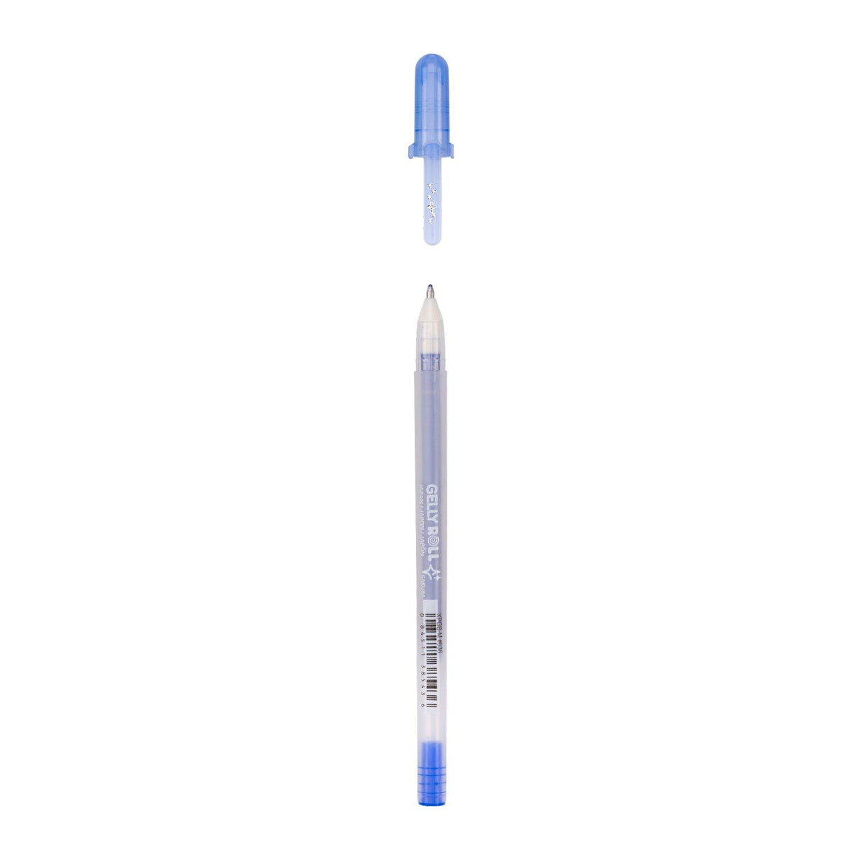 Sakura • gelly roll argent ombre bleu