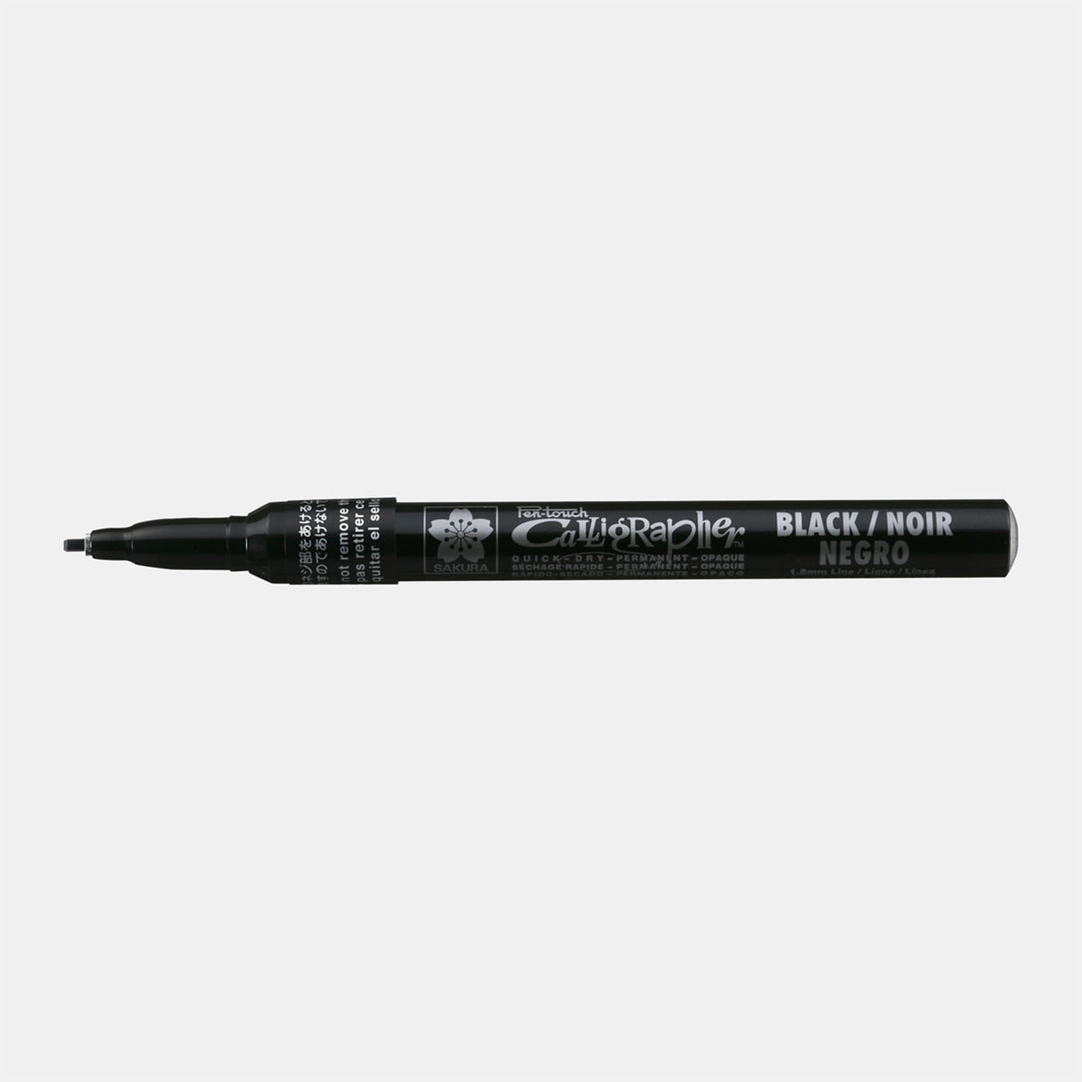 Sakura • stylo de calligraphie pen-touch fin noir