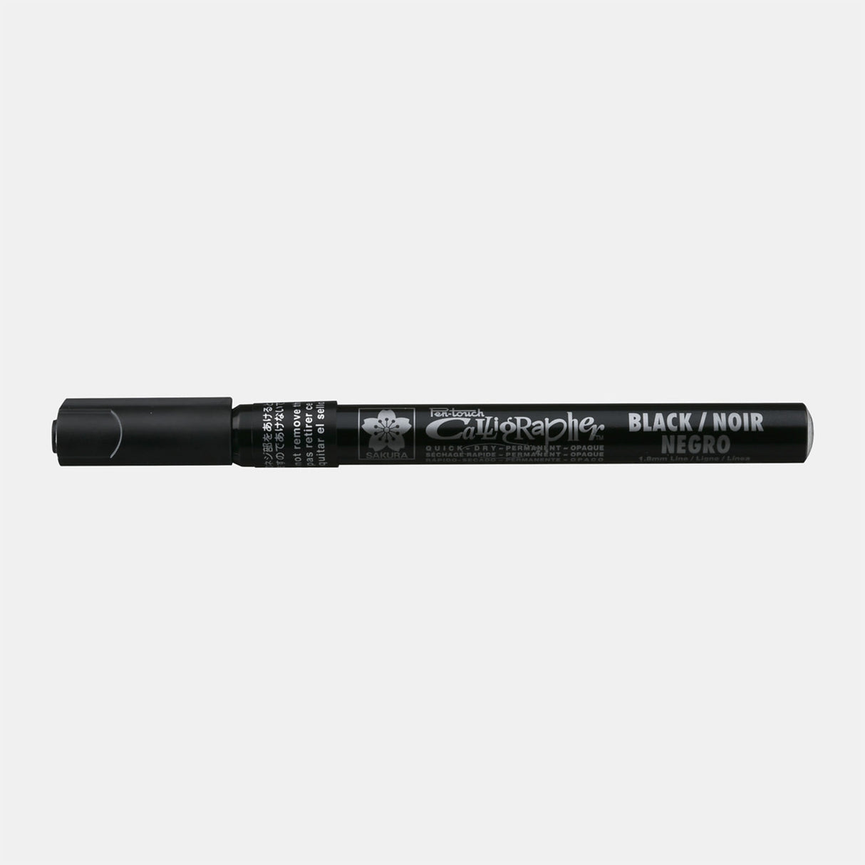 Sakura • stylo de calligraphie pen-touch fin noir