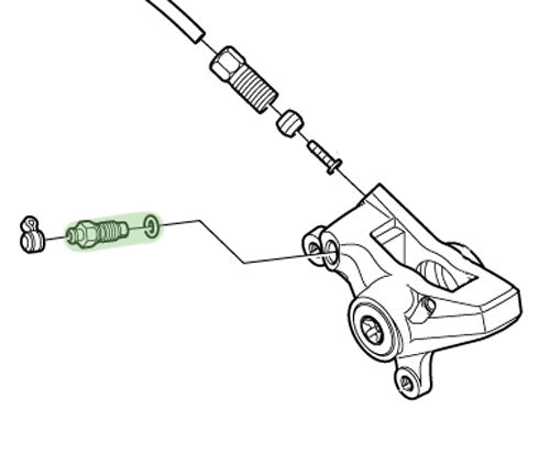 Bague d'étanchéité du mamelon de purge Shimano pour br-m965 966