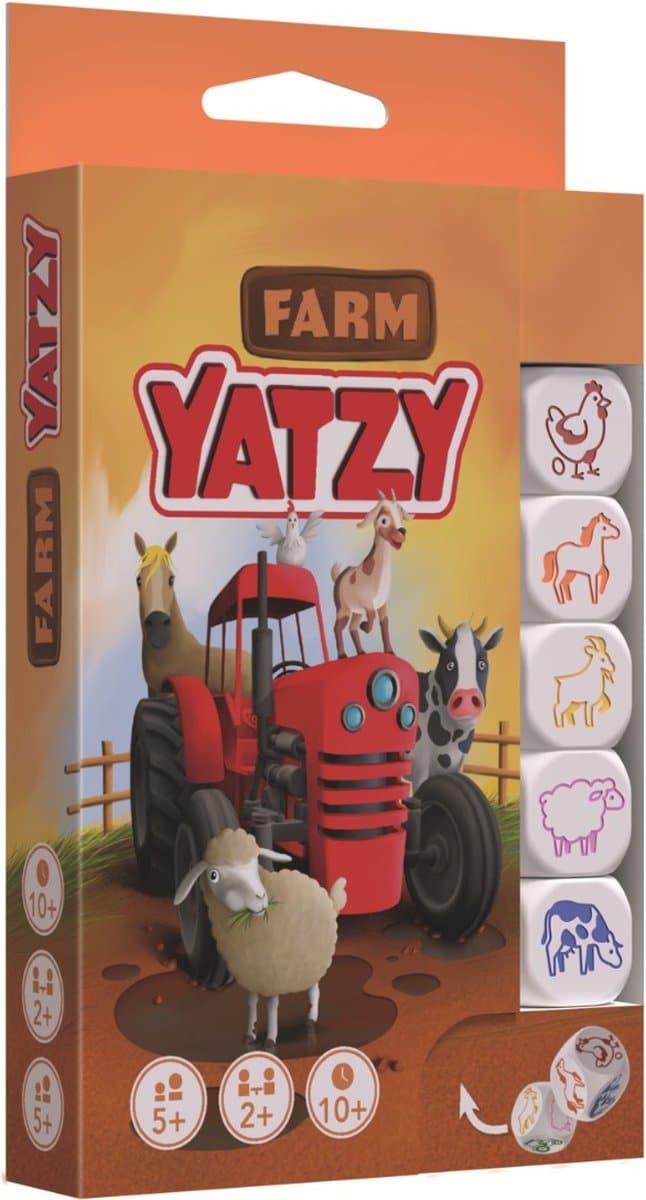 Jeux intelligents Farm Yatzy le jeu de ferme avec des dés