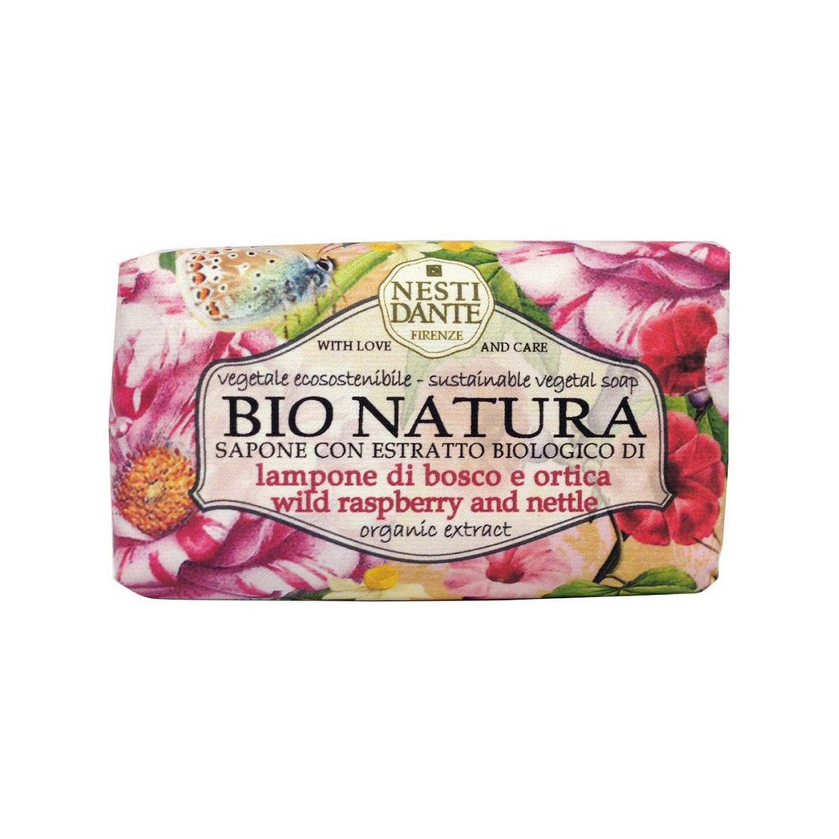 Nesti dante bionatura savon à l'ortie et à la framboise sauvage 250gr.