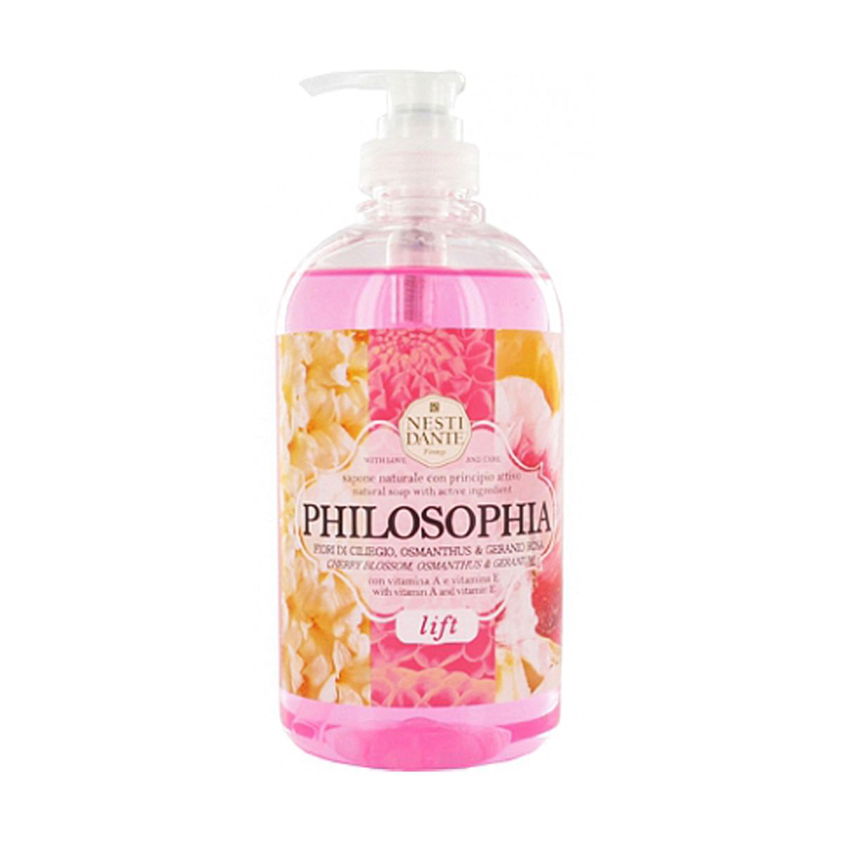Pompe à savon lift Nesti dante philosophia 500ml
