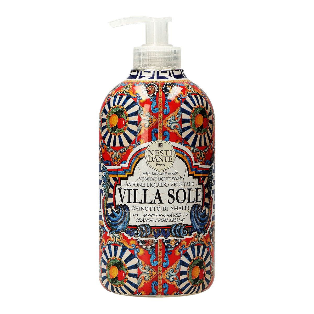 Nesti dante villa sole chinotto d'amalfi pompe à savon 500ml