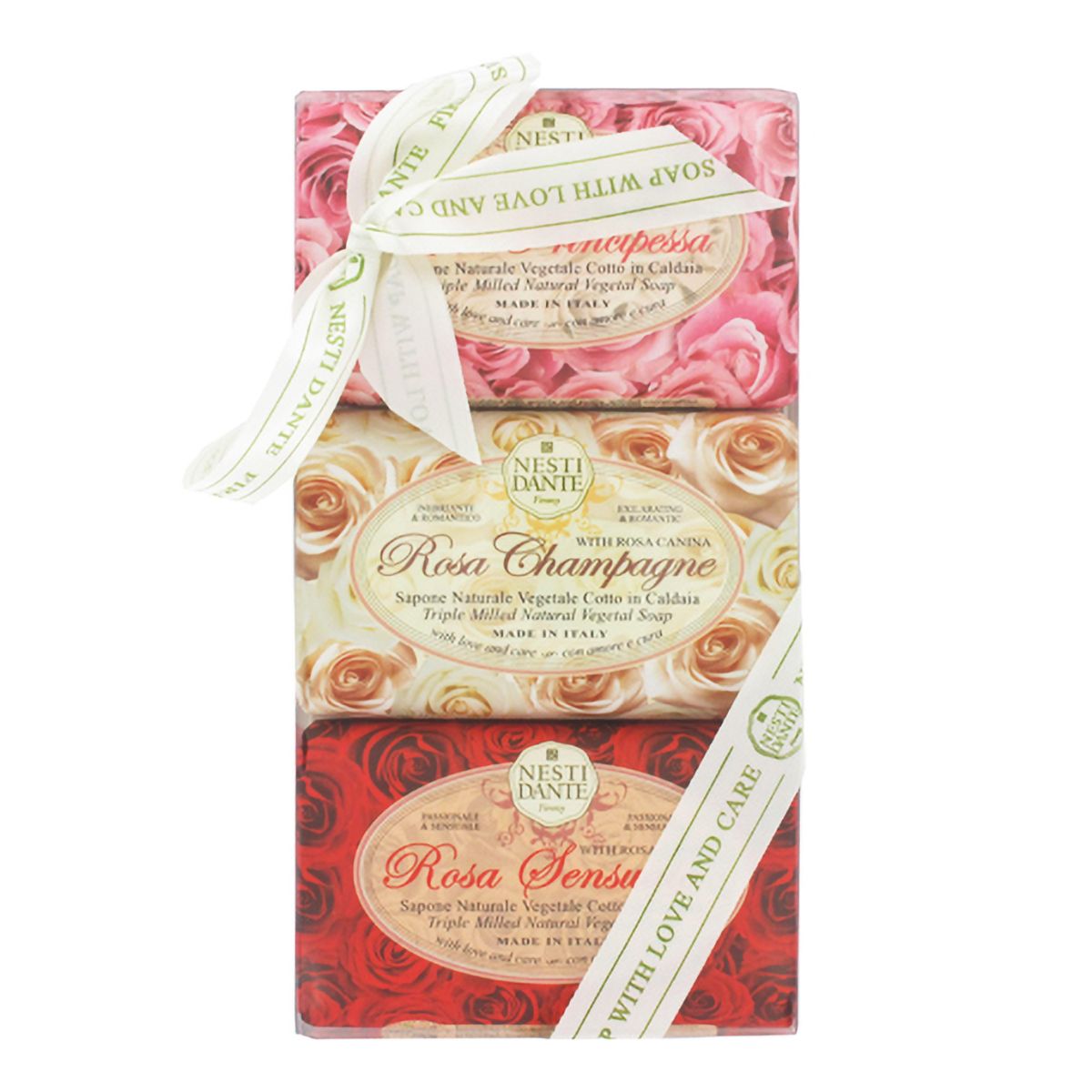 Nesti dante coffret cadeau savon rosa 3x150gr.