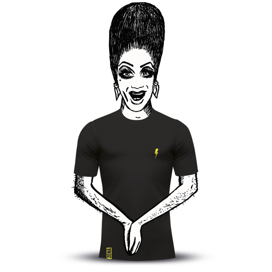 Zena t-shirt flash black s