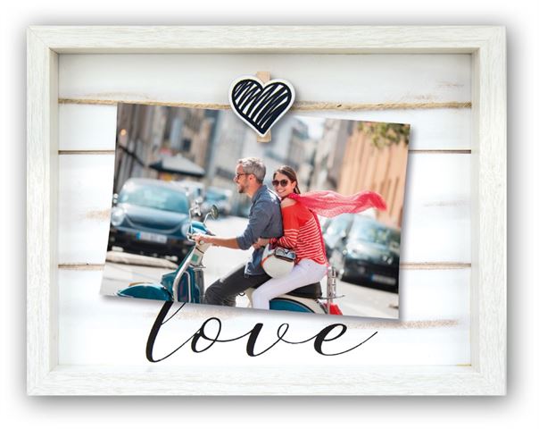 Zep cadre photo cx64w vivienne blanc 10x15 cm