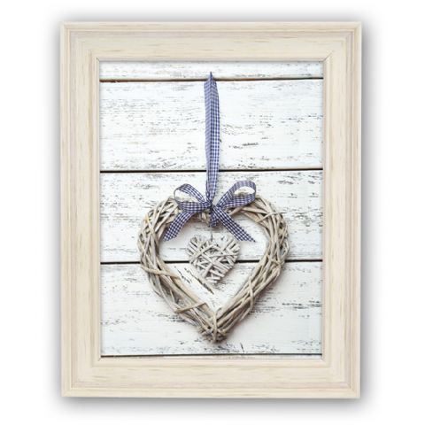 Frame photo ZEP U357W Vintage Resia White 13x18 cm