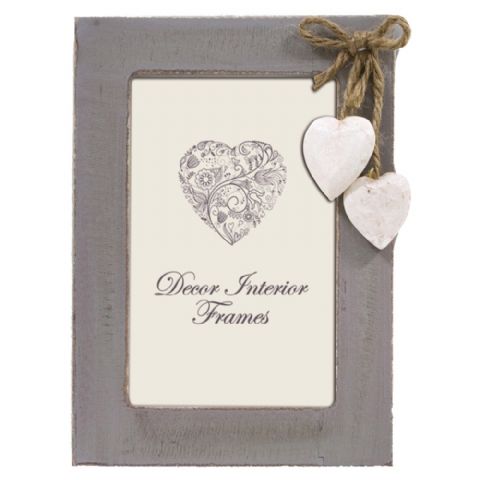 Zep Cadre Photo en Bois HHP057 Metz Gris 13x18 cm