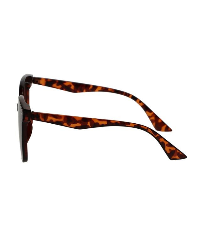 Lunettes de soleil Spectrum tortue déclaration chic dégradé marron femme