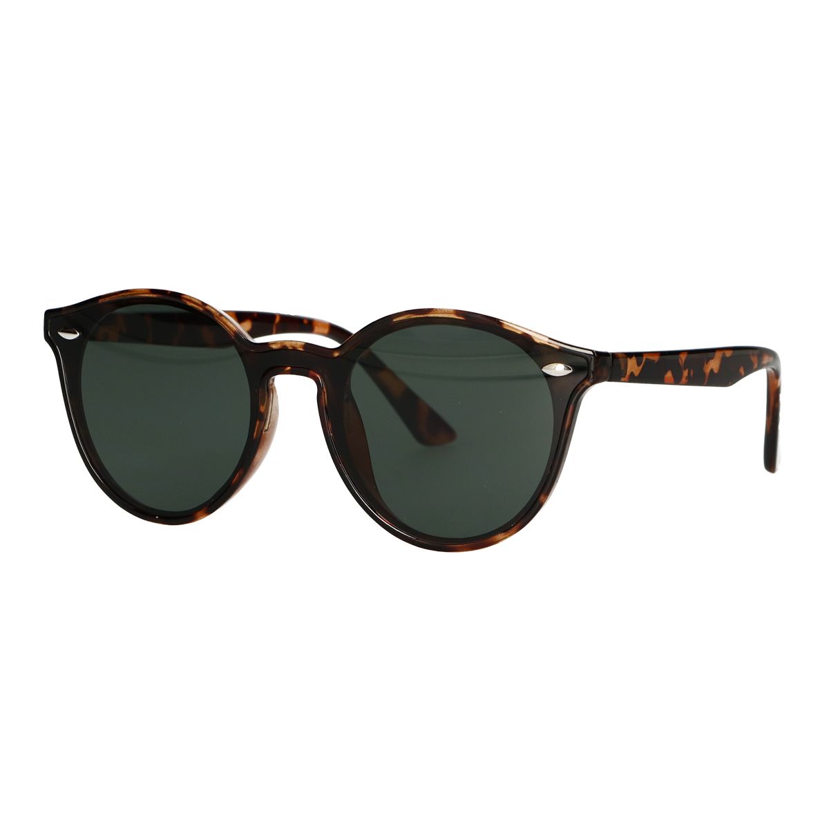 Lunettes de soleil Spectrum rondes tortue marron dames