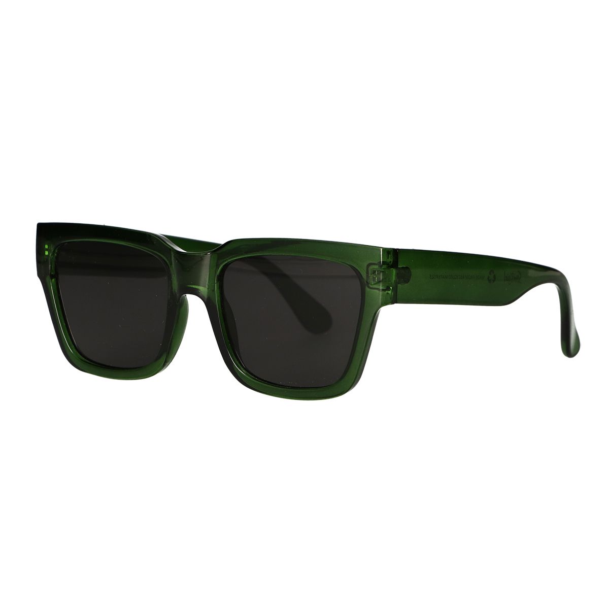 Lunettes de soleil Spectrum déclaration carrées verre fumé vert dames