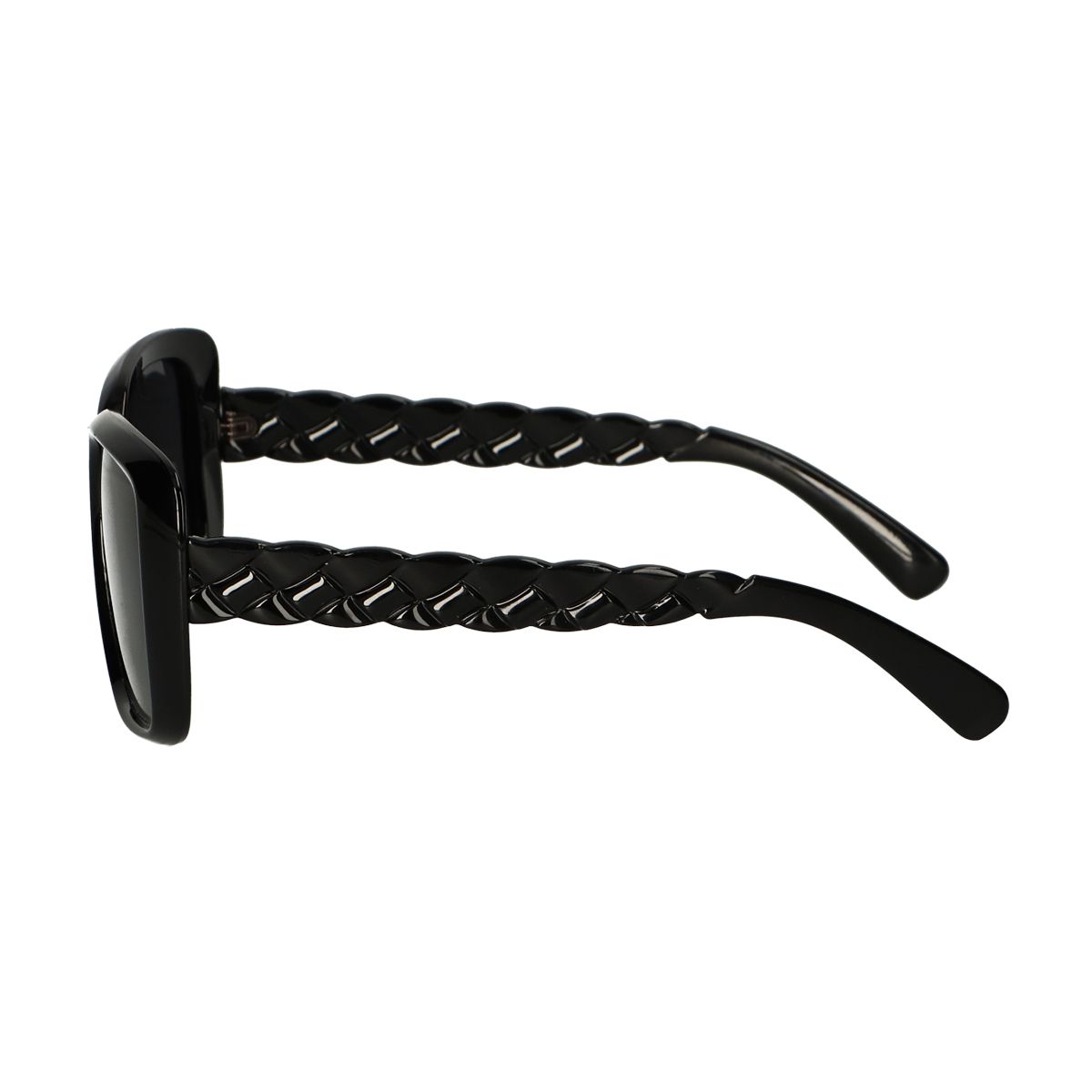 Lunettes de soleil Spectrum noires tressées pour femmes
