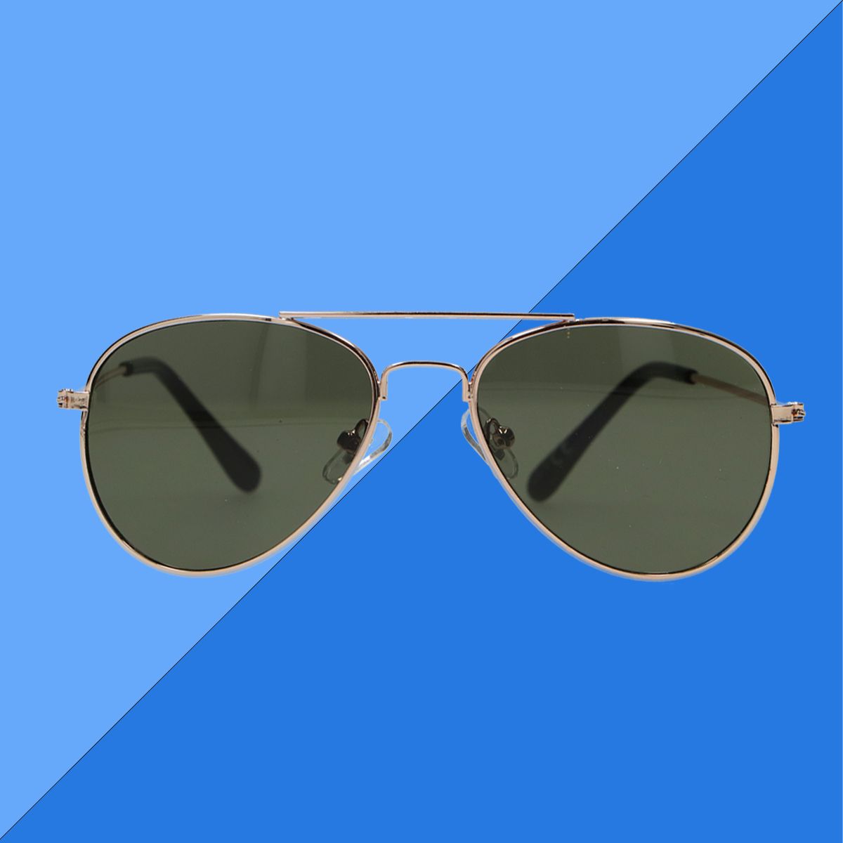 Lunettes de soleil Spectrum pilote or vert enfants