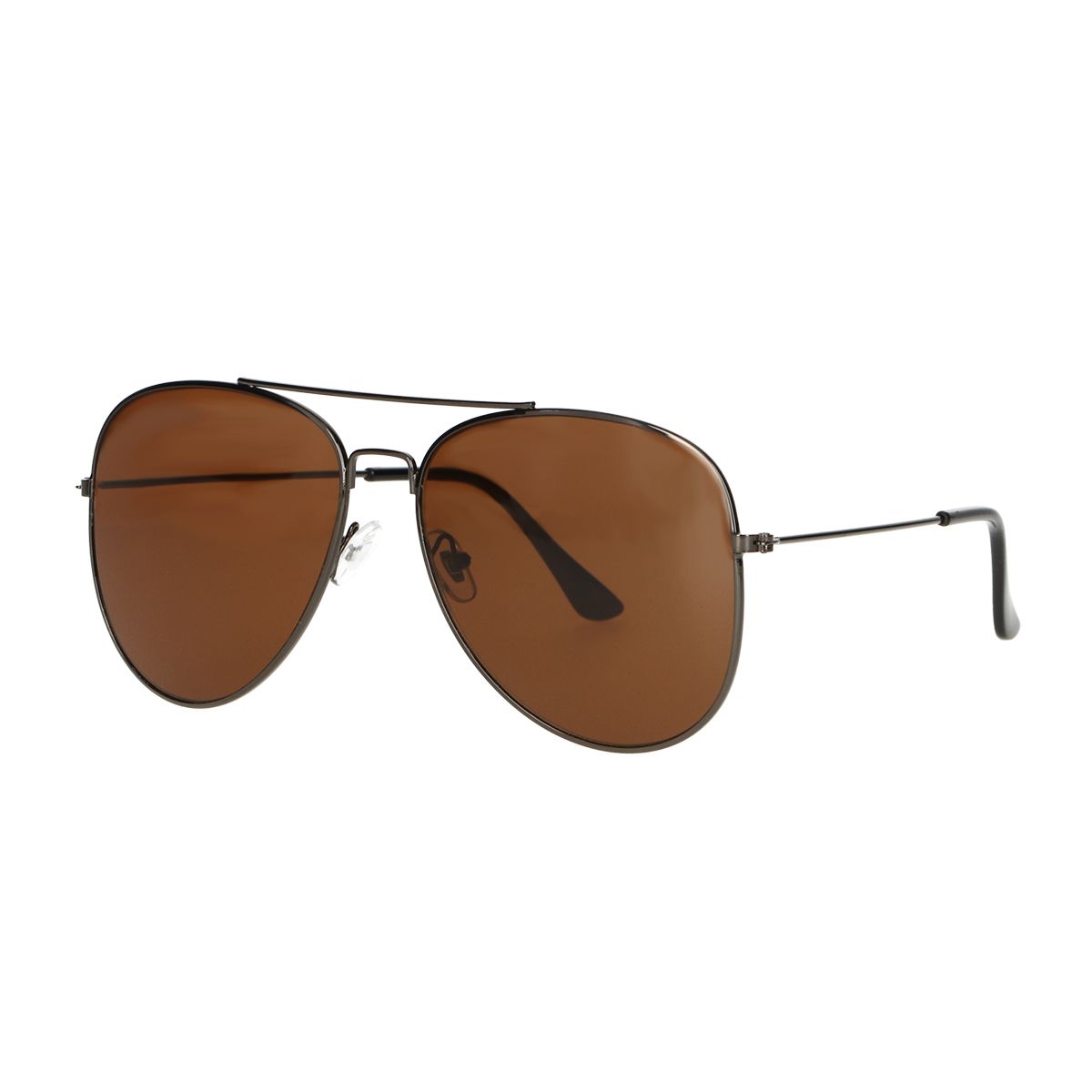 Lunettes de soleil Spectrum pilote verre marron argenté