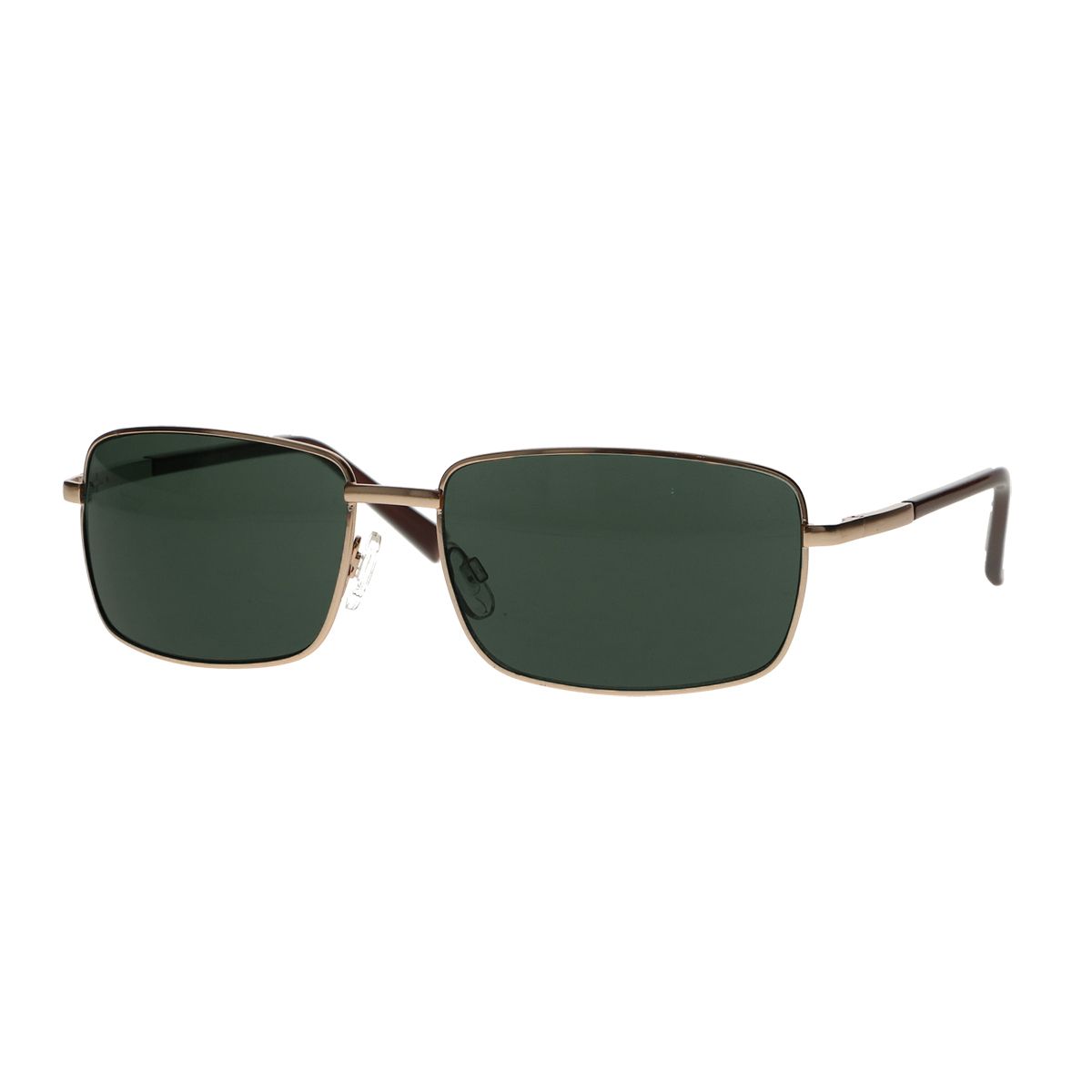 Lunettes de soleil Spectrum or vert verre homme