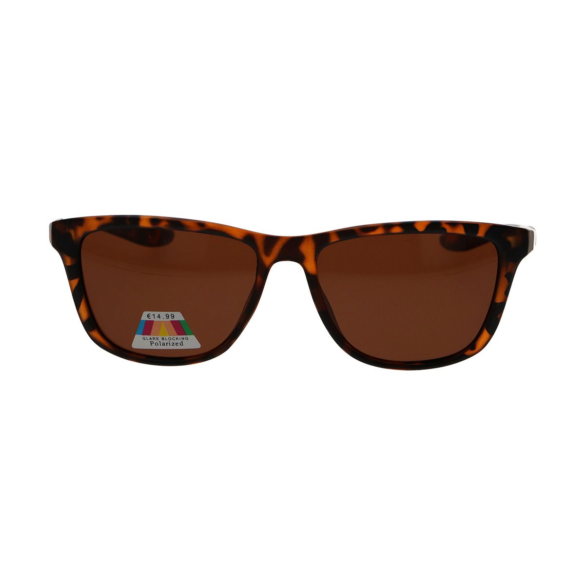 Lunettes de soleil polarisées Spectrum rectangle tortue marron dames