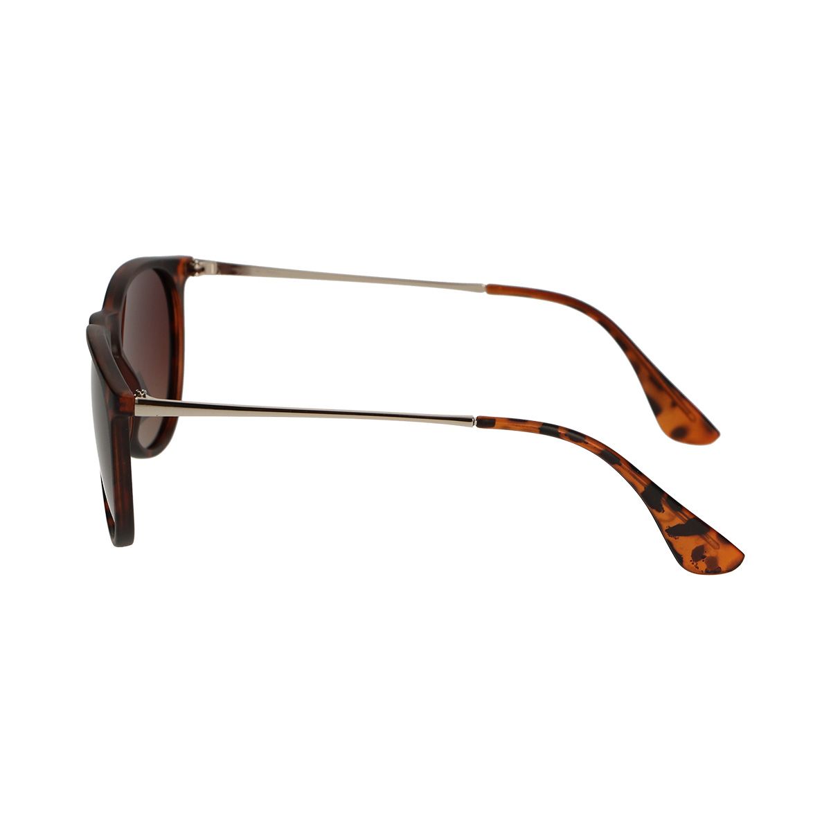 Lunettes de soleil polarisées Spectrum rondes tortue doré marron dames