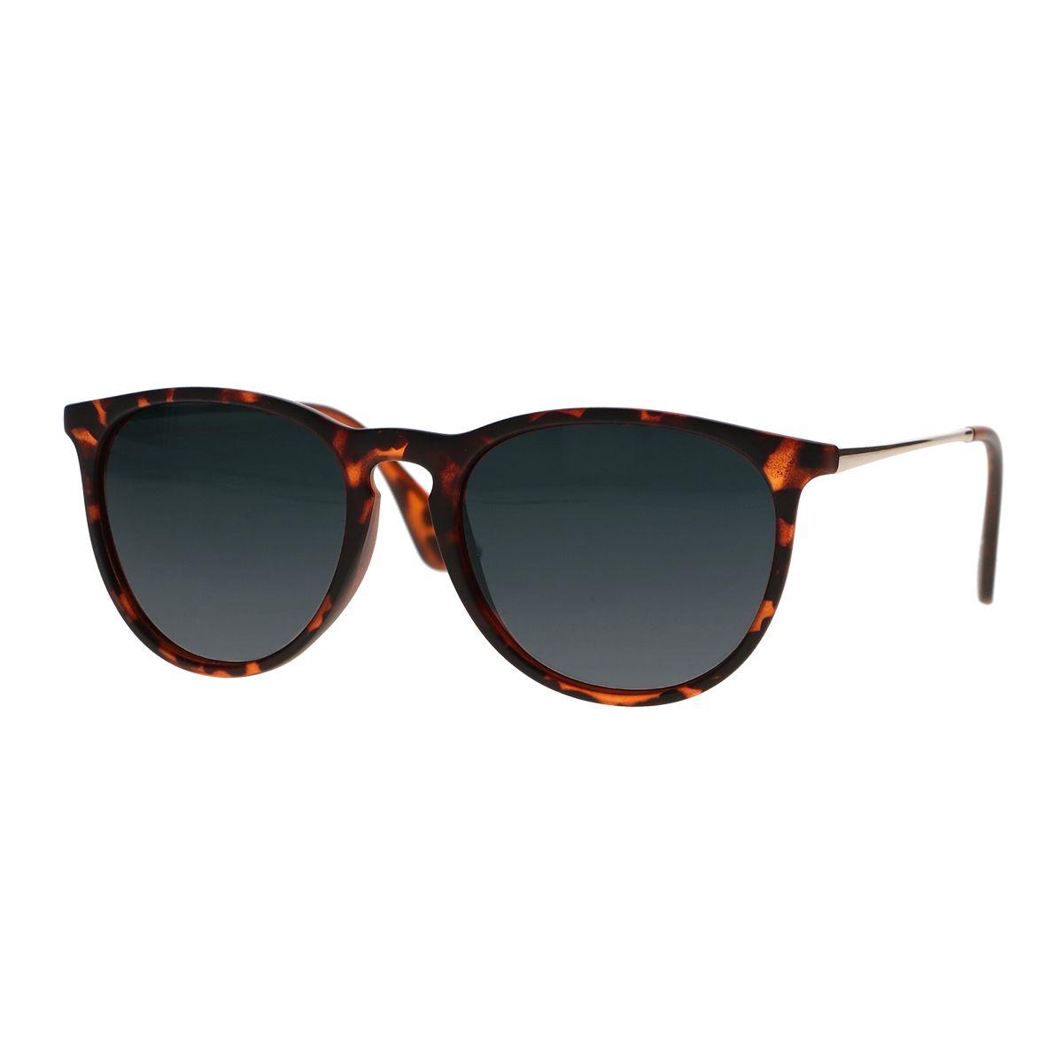 Lunettes de soleil Spectrum tortue or verre fumé unisexe