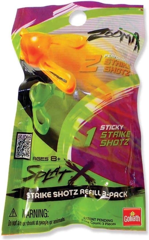 Goliath zooma - splat x Snake Shot - ajout de 3 pièces dans un sac