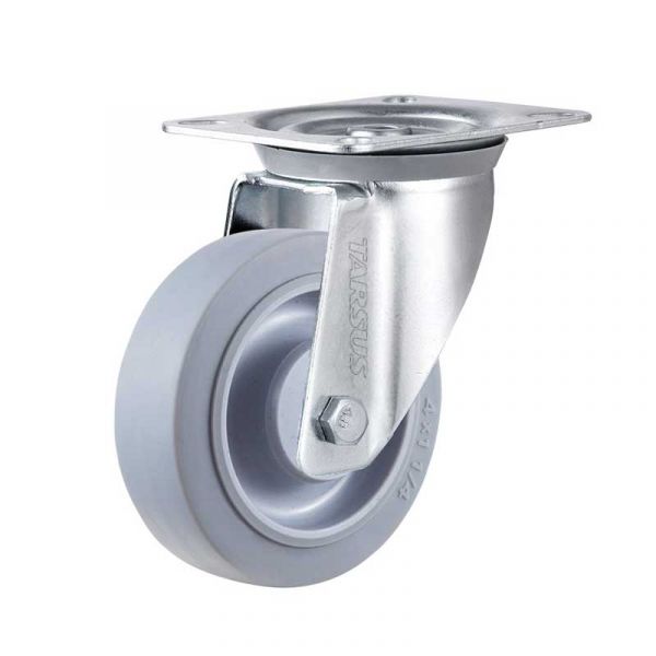 Roue pivotante Tarse 100 mm. tpr extra silencieux