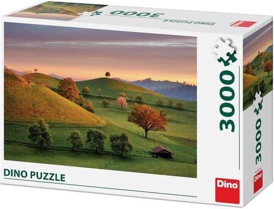 Puzzle Dinotoys - le soleil se lève à Svycarsko suisse - 3000 pièces