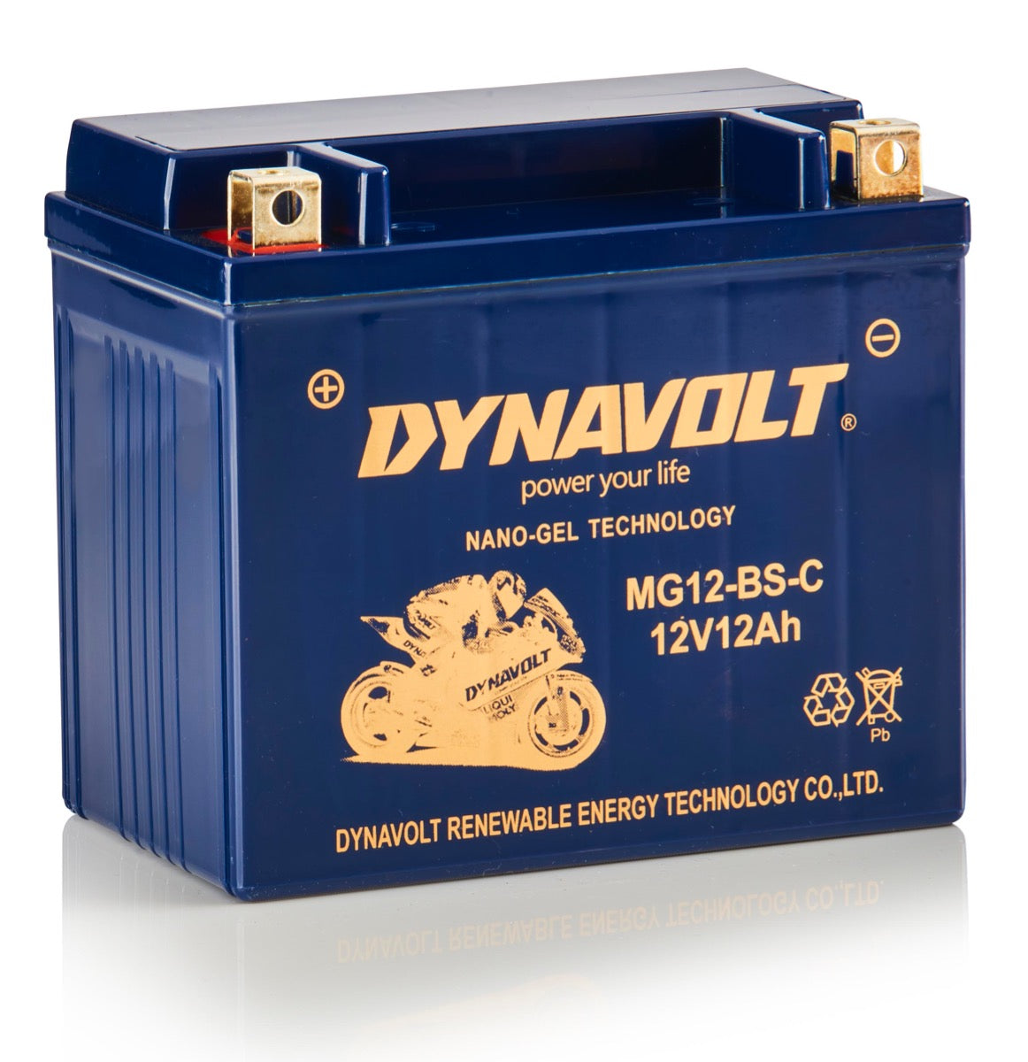 Batterie Dynavolt MG12-BS-C (YTX12-BS)