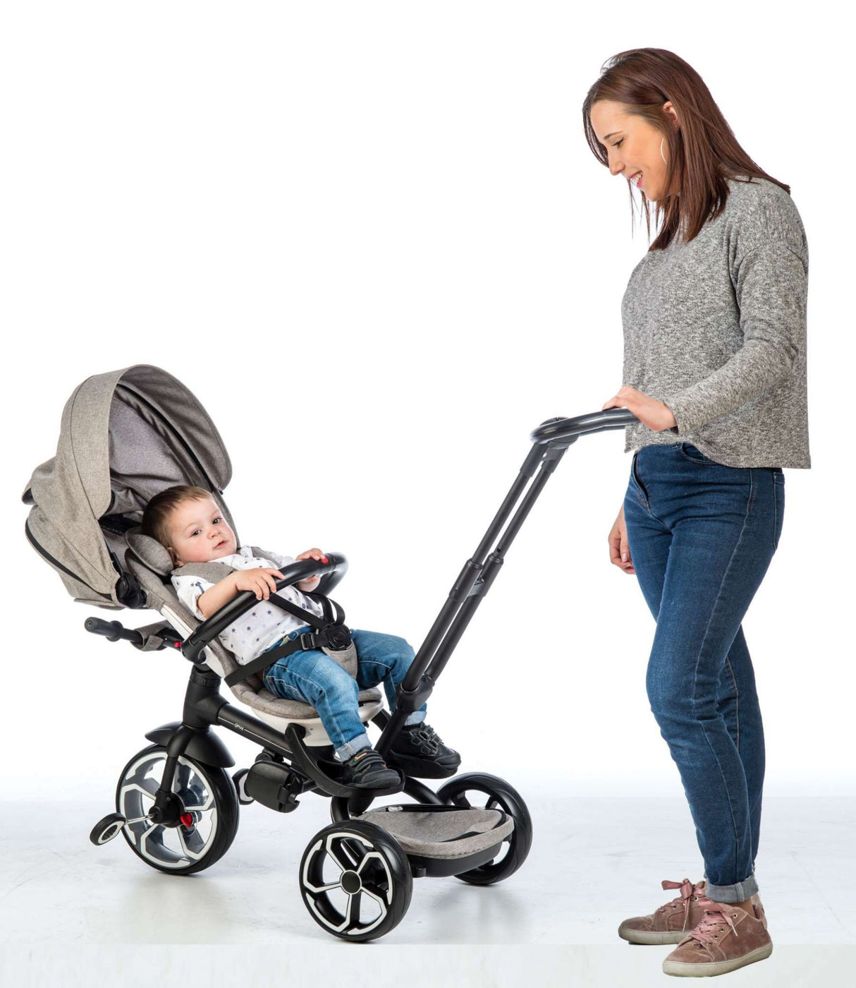 QPlay Treeker Prix 4 en 1 garçons et filles bleu