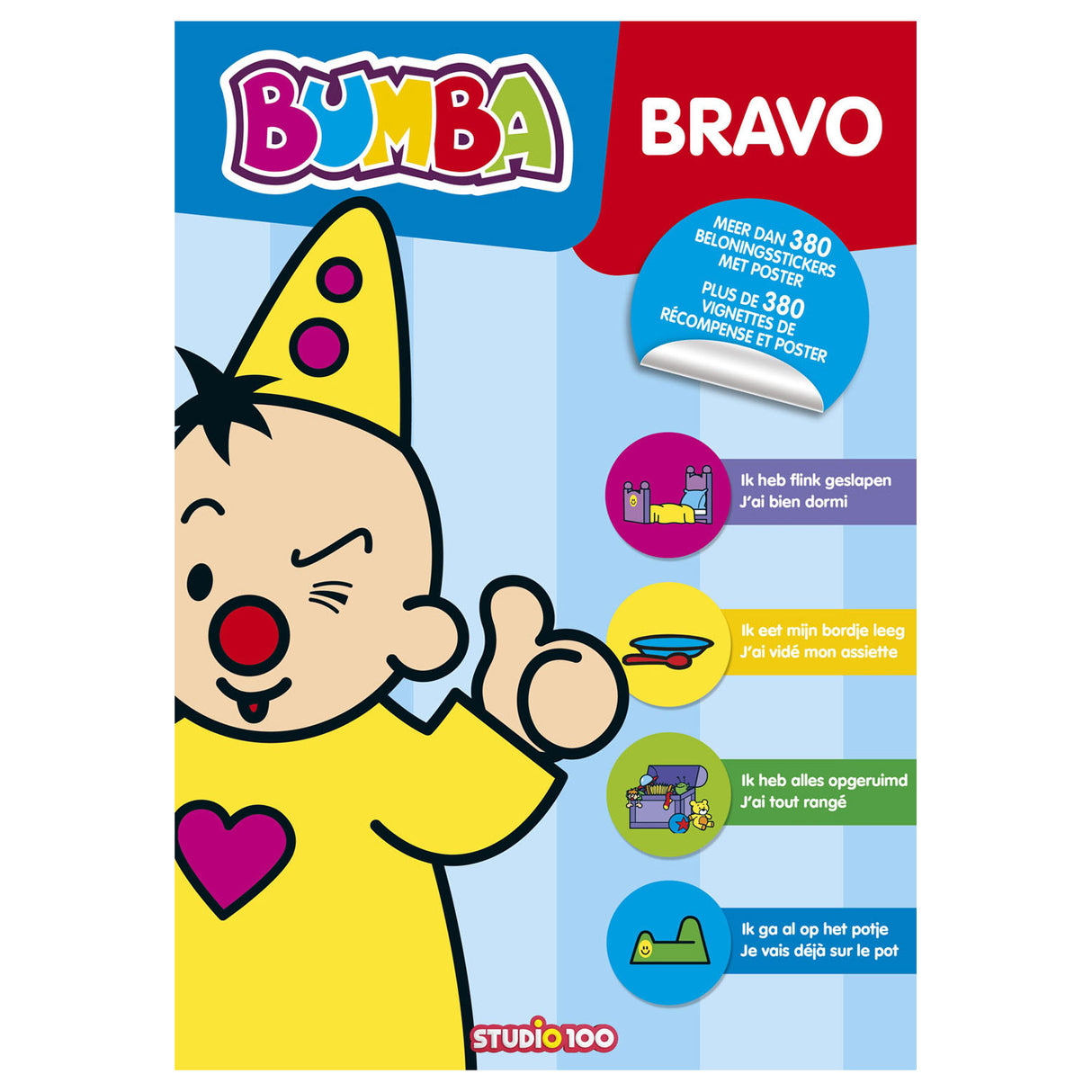 Studio 100 Stickers de récompense avec affiche