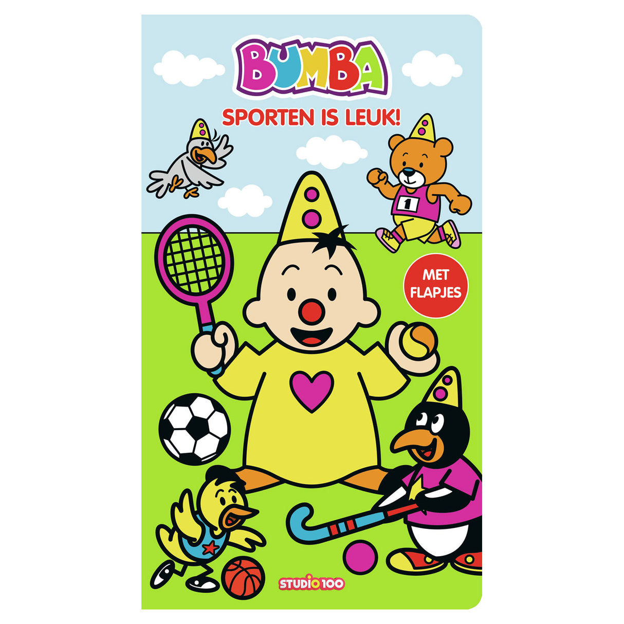 Studio 100 Book en carton avec des volets Sports est amusant!