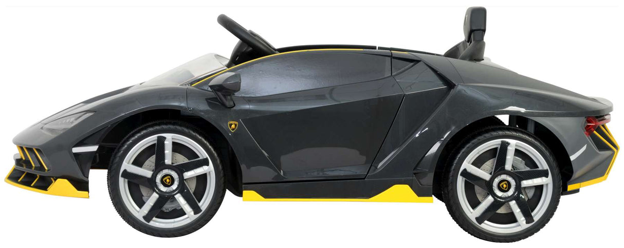 Lamborghini Centenario Gray Electric Car avec télécommande 12 volts