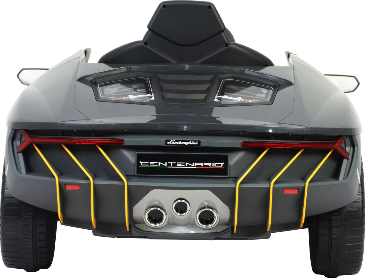 Lamborghini Centenario Gray Electric Car avec télécommande 12 volts