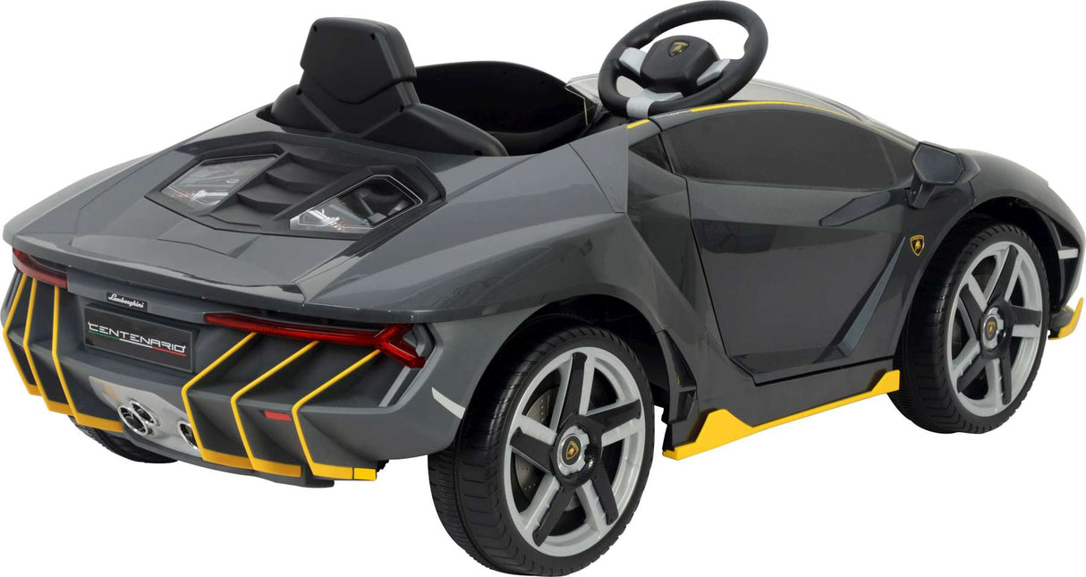 Lamborghini Centenario Gray Electric Car avec télécommande 12 volts