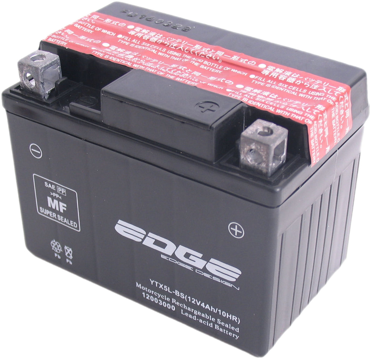 Batterie de bord CTX5-lb avec emballage acide (11 x 7 x 8,5 cm)