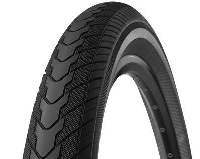 Duro Besv Easy Ride Tire 20x1.95 50-406 Réflexion noire