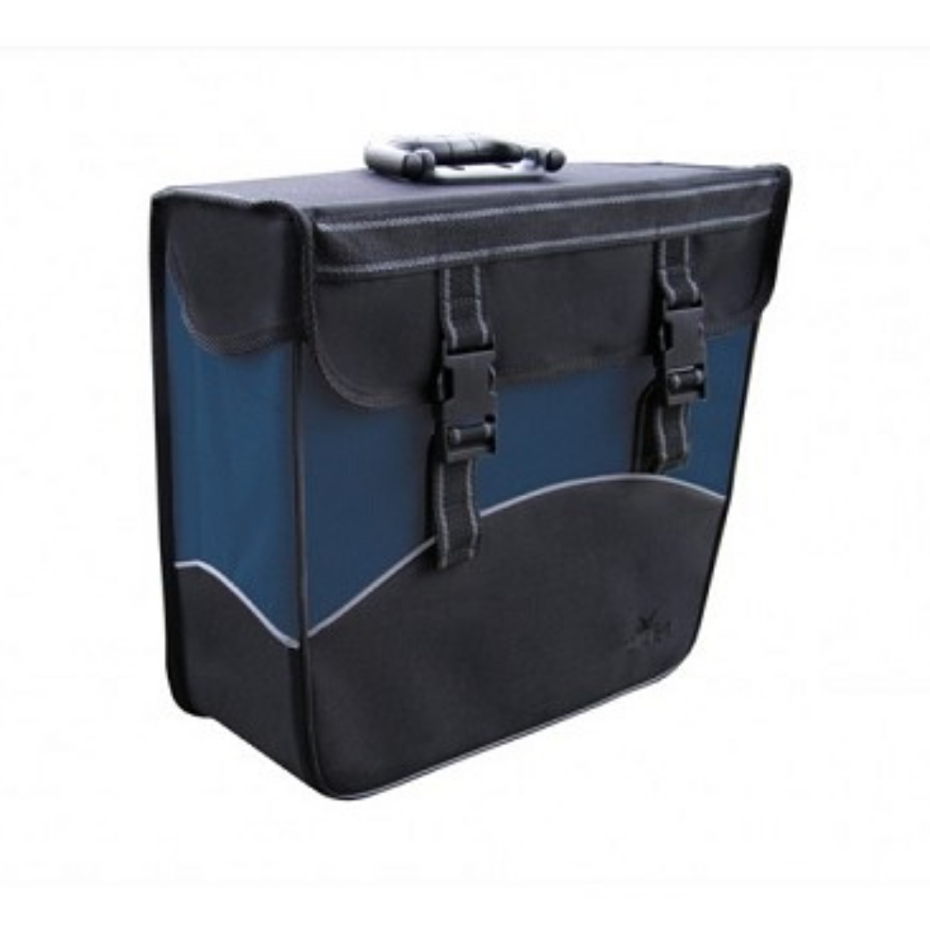 Sac simple du Groenlands bleu noir, à droite. Dimensions 37x33x14 cm, capacité 20 litres