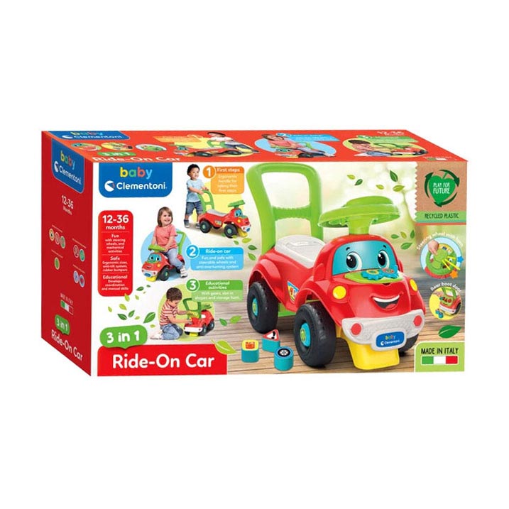 Clementoni Ride sur une voiture de randonnée 3in1