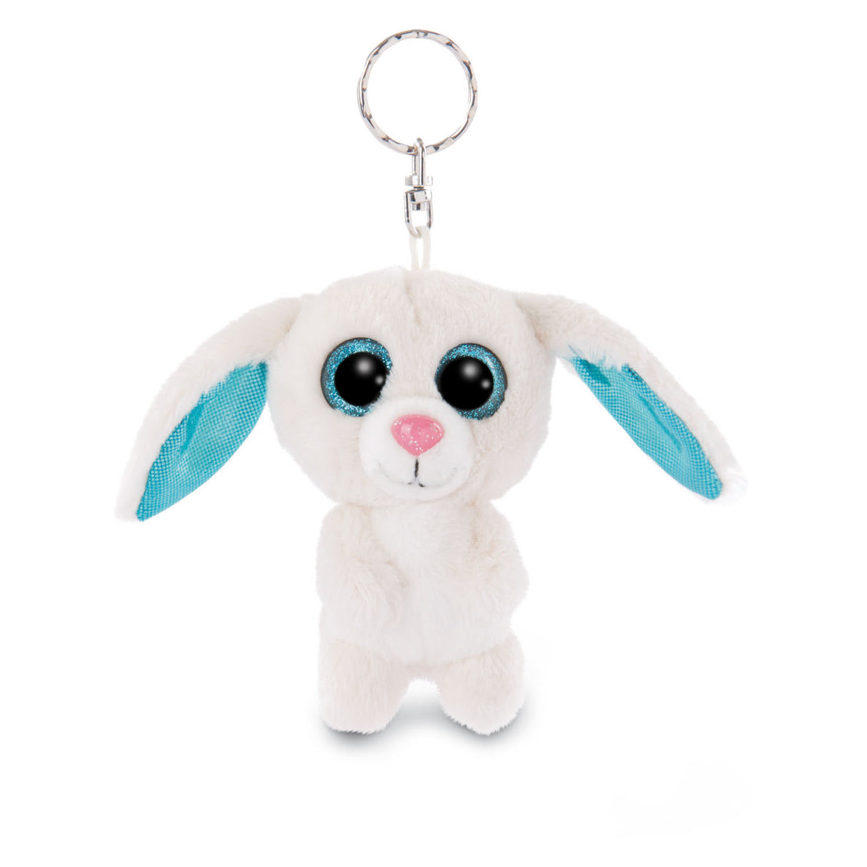 NICI GLUBSCHIS PLUCHEN KEYCHAIN RABBIT WOLLI-DOT, 9CM