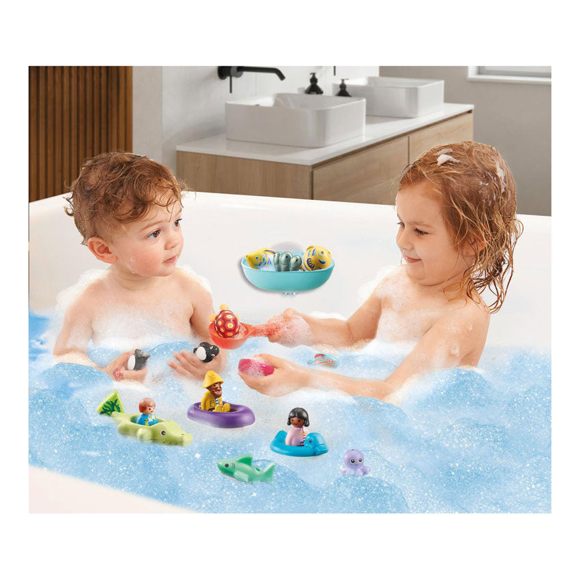 Playmobil 1.2.3. Pêchez le plaisir avec des animaux marins 70637