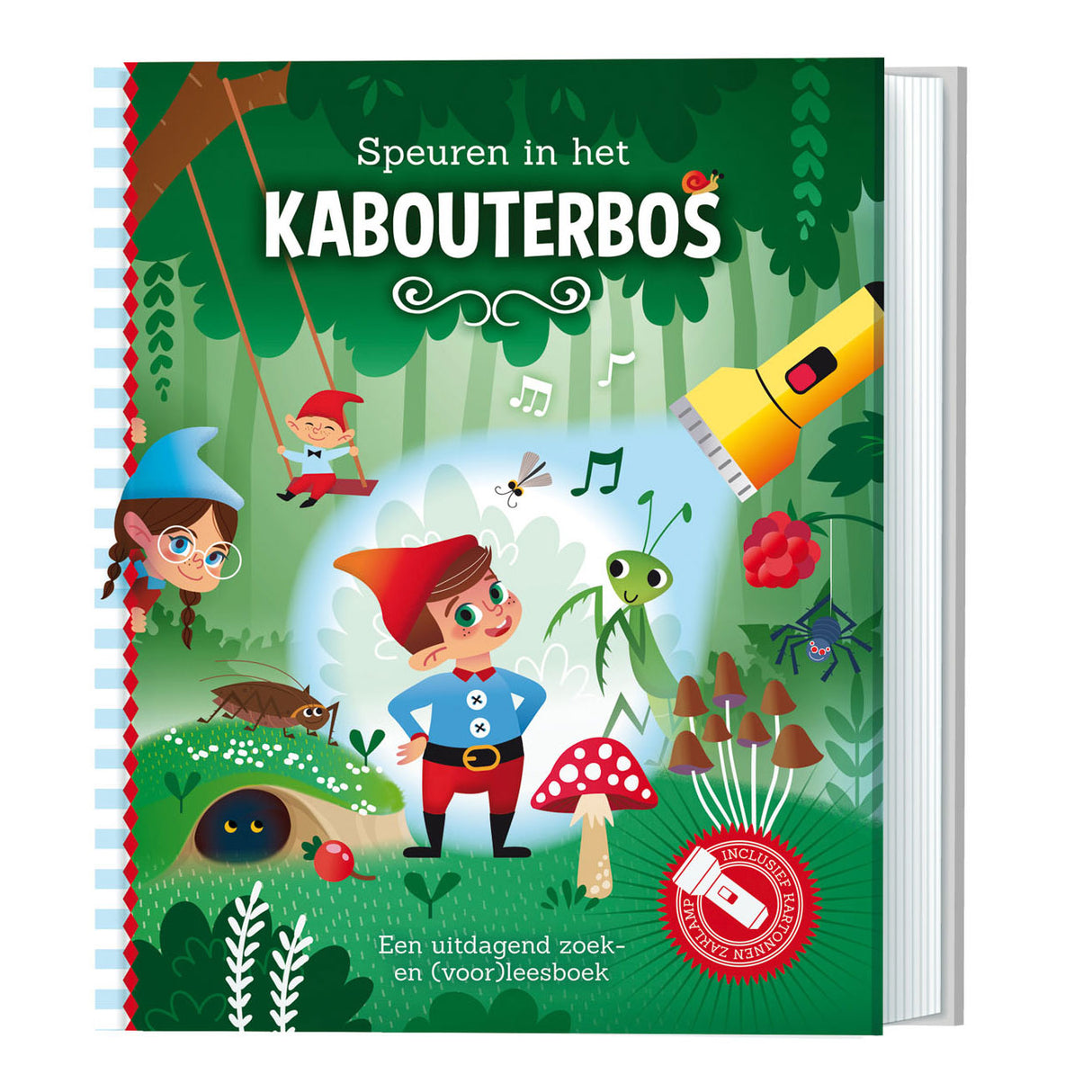 Lantern Publishers Recherchez dans la lampe de poche Kabouterbos + en carton