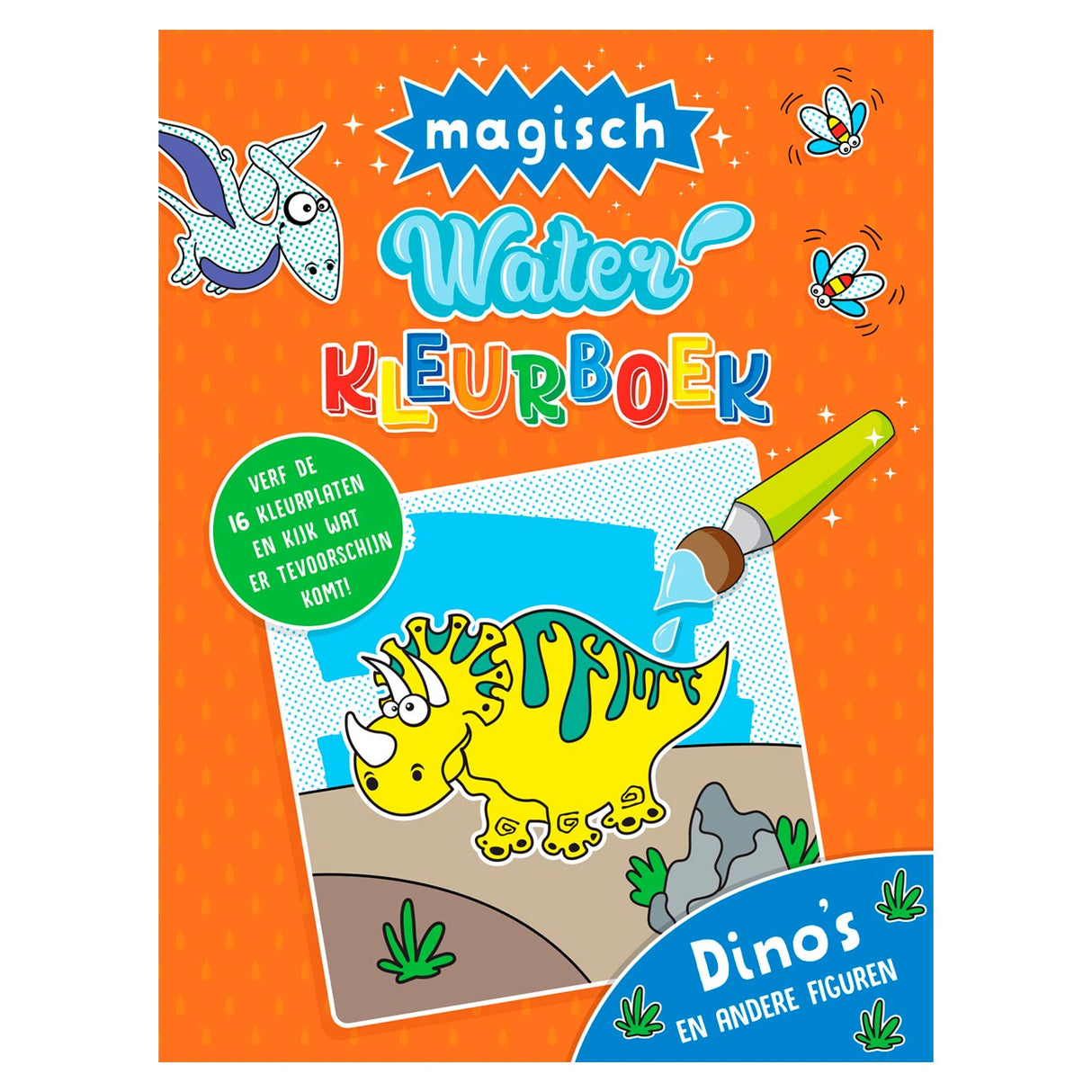 Rebo Publishers Magical Water Color Book Dinos and Other Figures