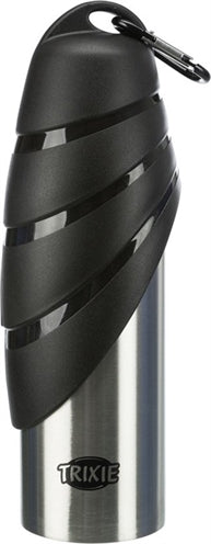 Bouteille de boisson Trixie en acier inoxydable avec des assortis de bol à boire en plastique