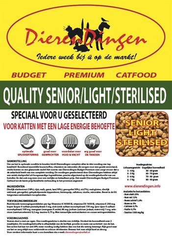 Budget Premium Catfood Quality Senior Light stérilisé