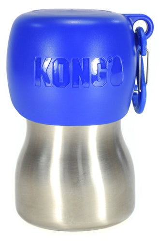 Bouteille de boisson kong h2o bleu en acier inoxydable