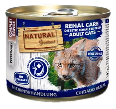 Grandeur naturel chat en soins rénaux diététique adulte junior