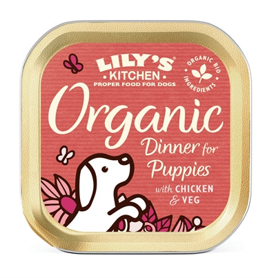 Dîner biologique de Lily's Kitchen Dog Puppy