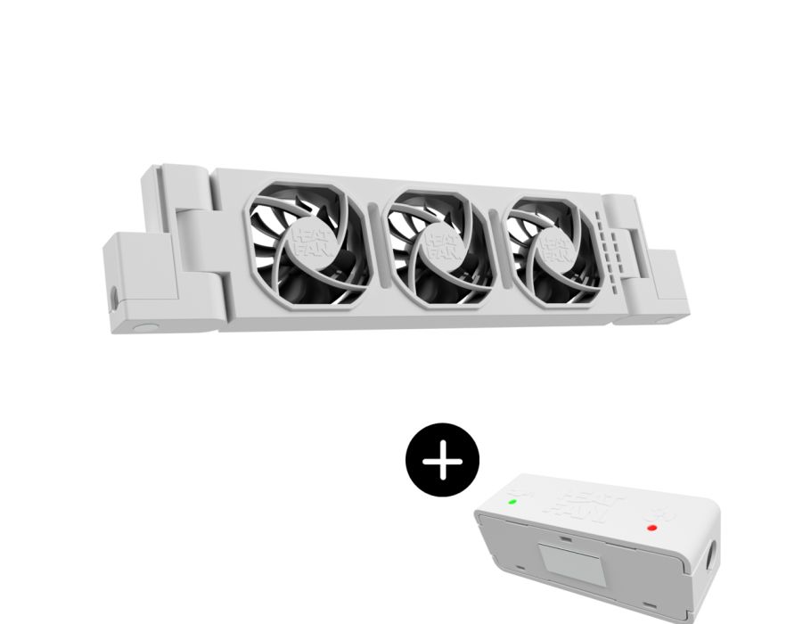 Fabrication de chaleur Heatfan 3 Solo blanc incl. Capteur