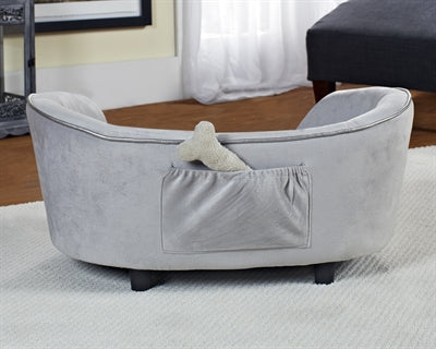 Enchanted Pet Enchanted Dog Panier canapé Constantine Silver Colore