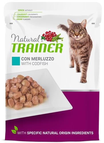 Entraîneur naturel chat stérilisé la poche de morue stérilisée