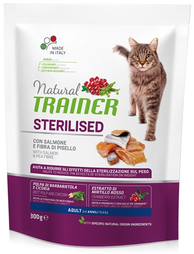 Cat entraîneur naturel saumon stérilisé
